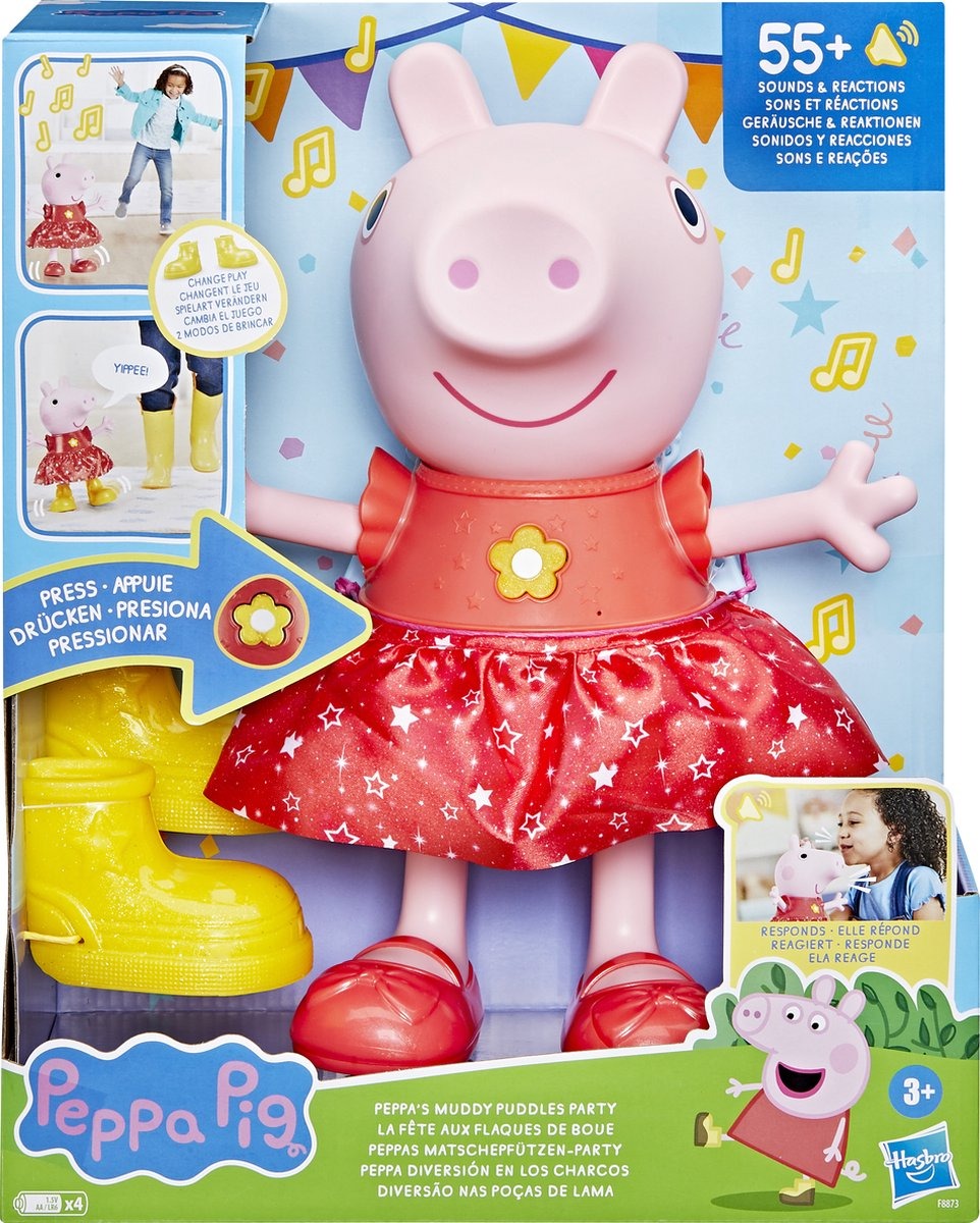 Peppa Pig Peppa's Muddy Puddles Party Interactive Doll - English - photo 16
