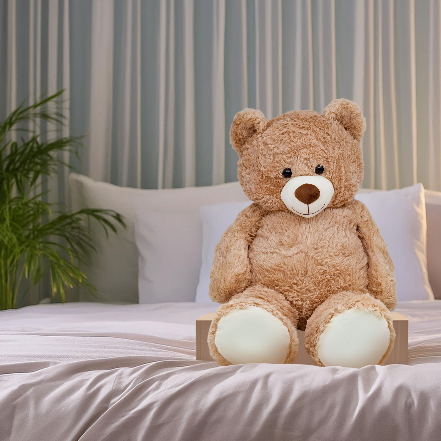 YellowPack XXL Teddy Bear - Beige - 100 cm - photo 2