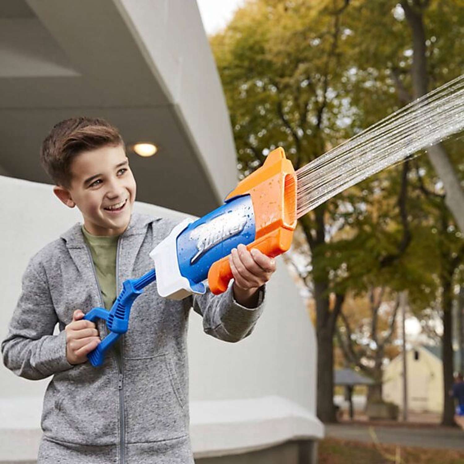NERF Super Soaker Rainstorm Water Blaster - Blue/Red - 650 ml - 2 pcs - photo 4