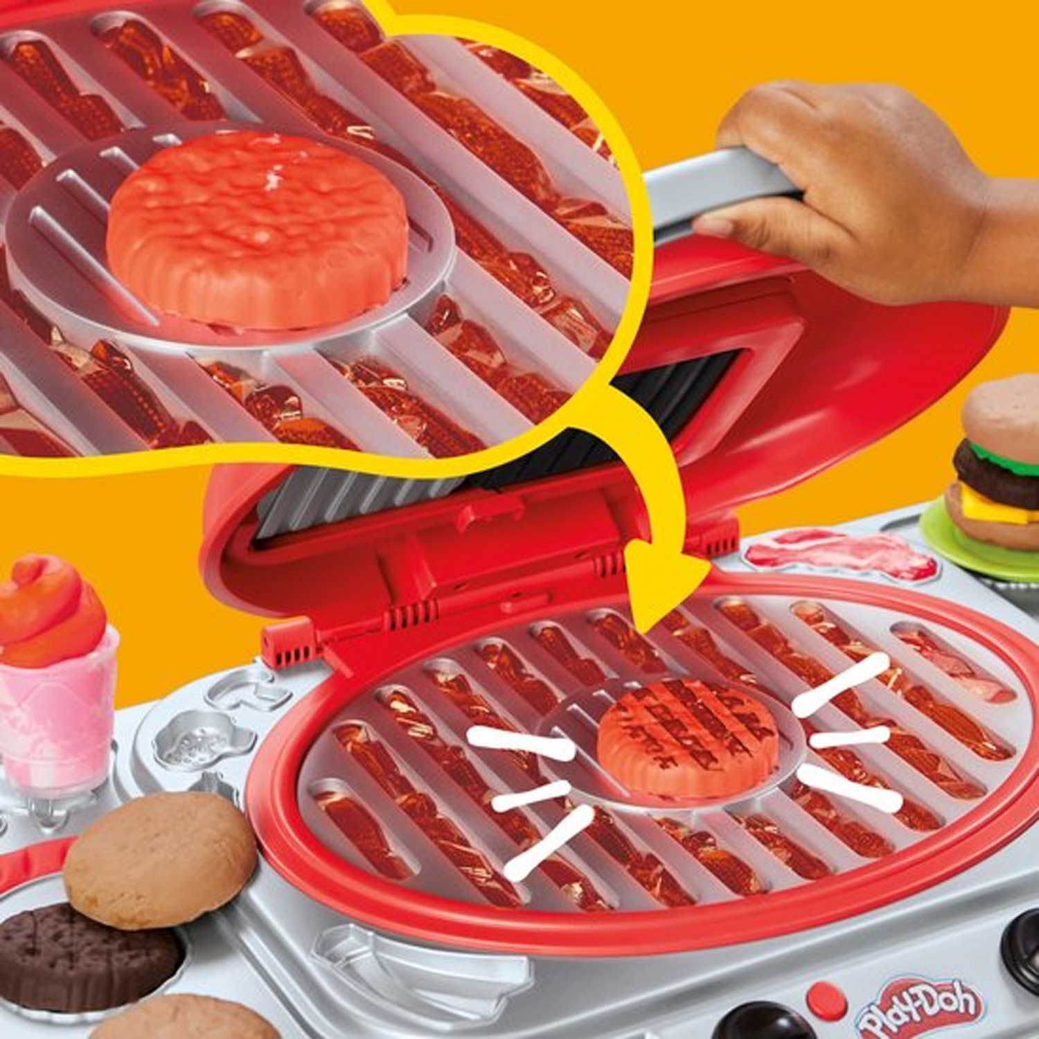 Play-Doh Glowing Grill Playset - photo 8
