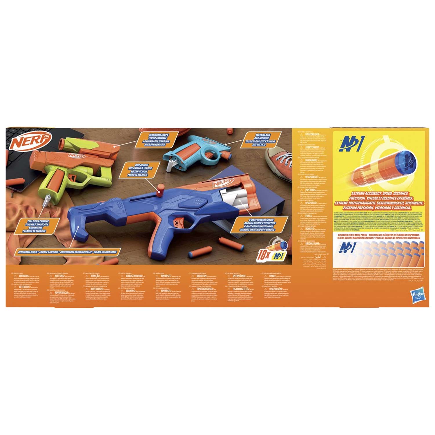 NERF N Series Gear Up Pack - 3 Blasters + 18 N1 Darts - photo 10