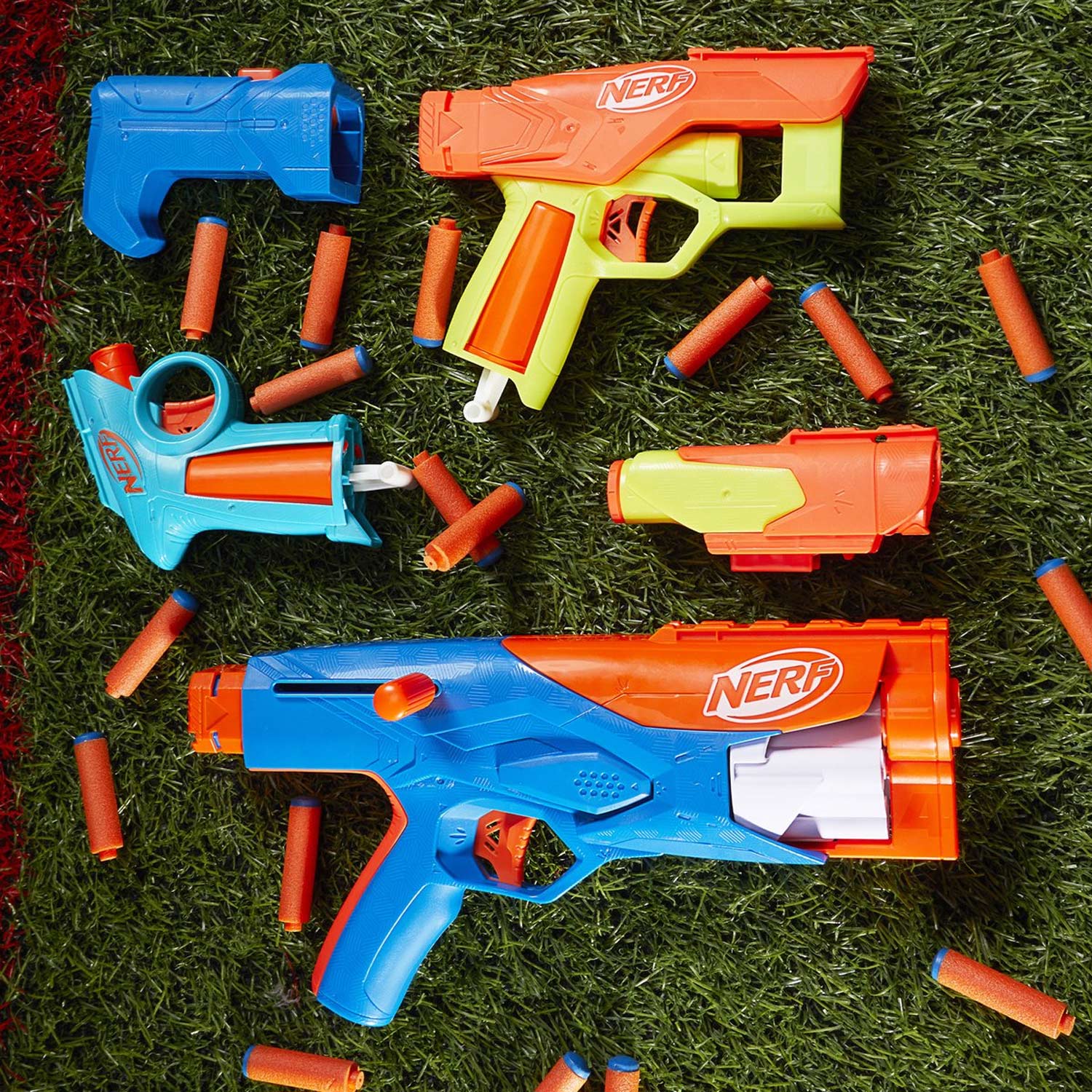 NERF N Series Gear Up Pack - 3 Blasters + 18 N1 Darts