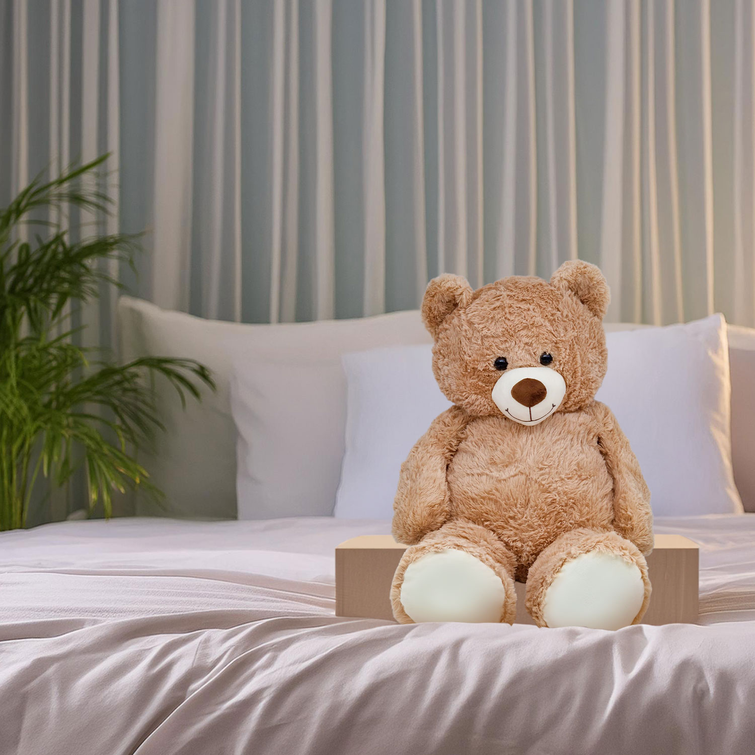 YellowPack XL Teddy Bear - Beige - 50 cm - photo 7