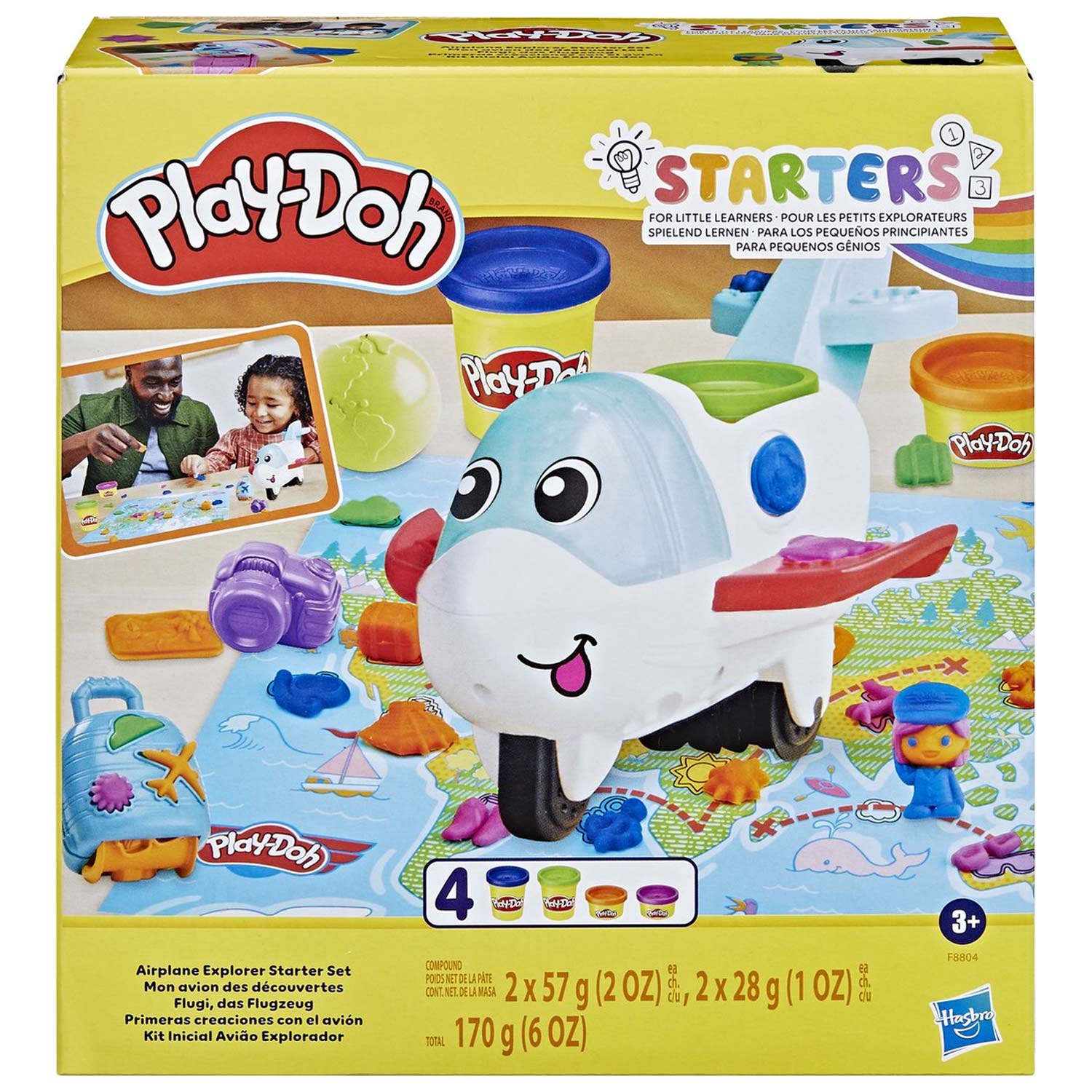 Play-Doh Airplane Explorer Starter Set - 4 Tubs