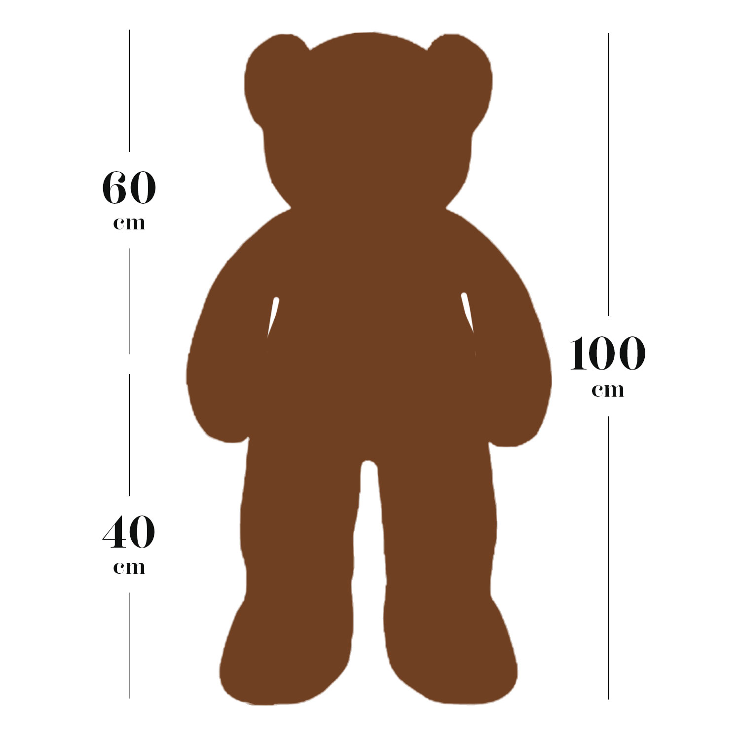 YellowPack XXL Teddy Bear - Beige - 100 cm - photo 8