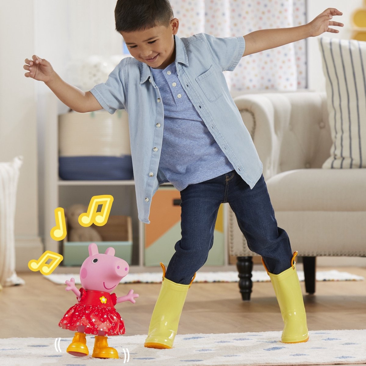 Peppa Pig Peppa's Muddy Puddles Party Interactive Doll - English - photo 8