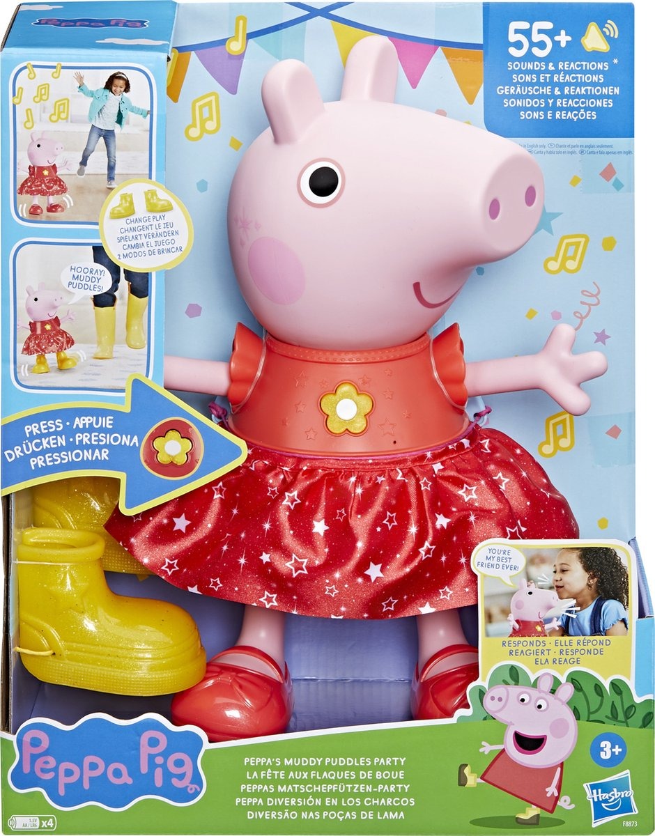 Peppa Pig Peppa's Muddy Puddles Party Interactive Doll - English - photo 12