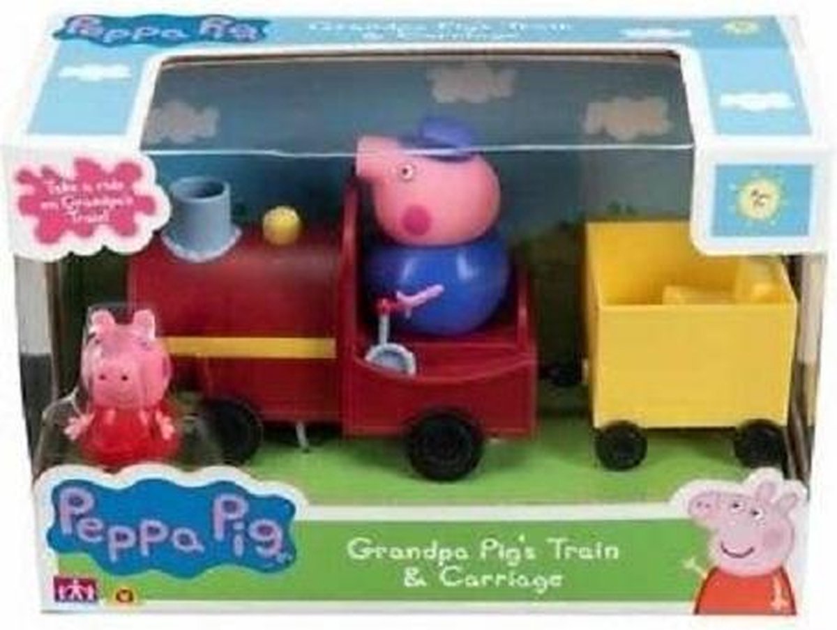 Peppa Pig Grandpa Pig's Train & Carriage with Figure - photo 2